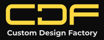 Custom design factory Oy -logo